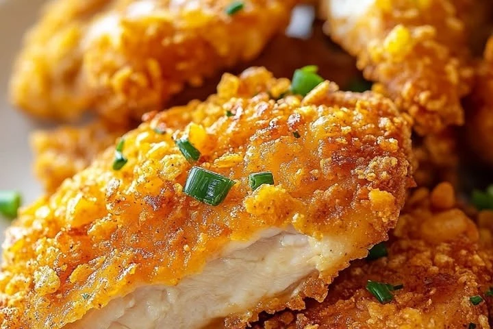 Crispy Ritz Cracker Chicken